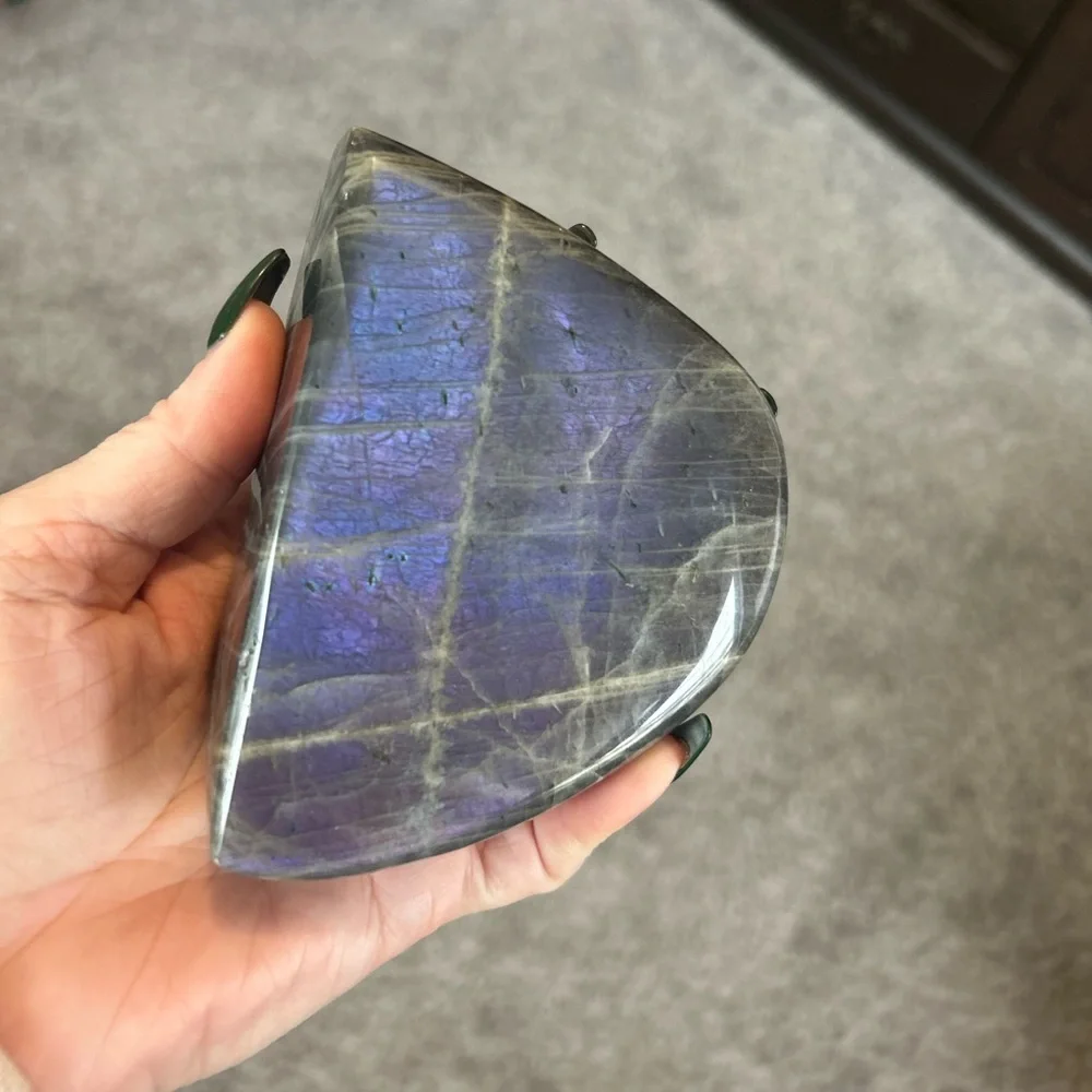 Purple Flash Labradorite Free Form - Picture 1 of 3
